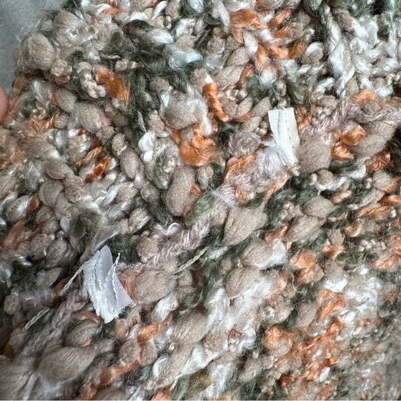 Multicolor Tassel Open Front Sweater Cardigan – Size XL - Picture 11 of 11